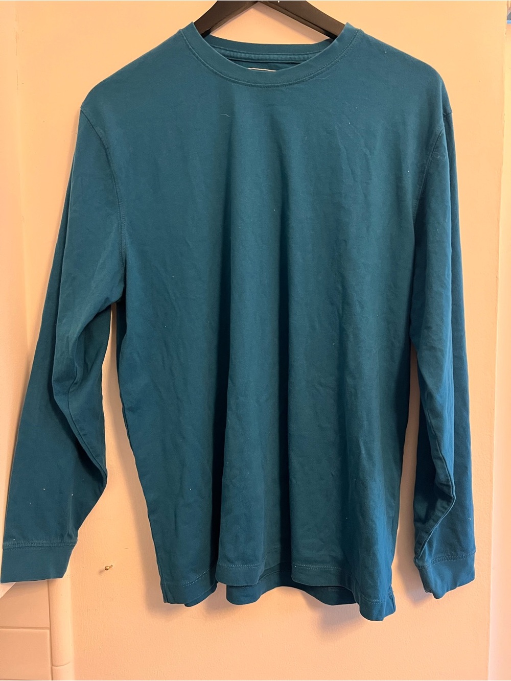 LL Bean Teal long Sleeve Tee L